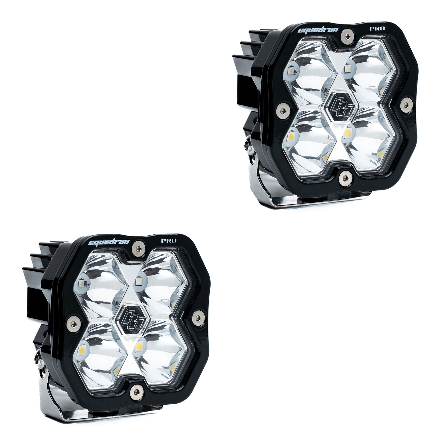 Squadron 2.0 Pro Black LED Auxiliary Light Pod Pair - Universal