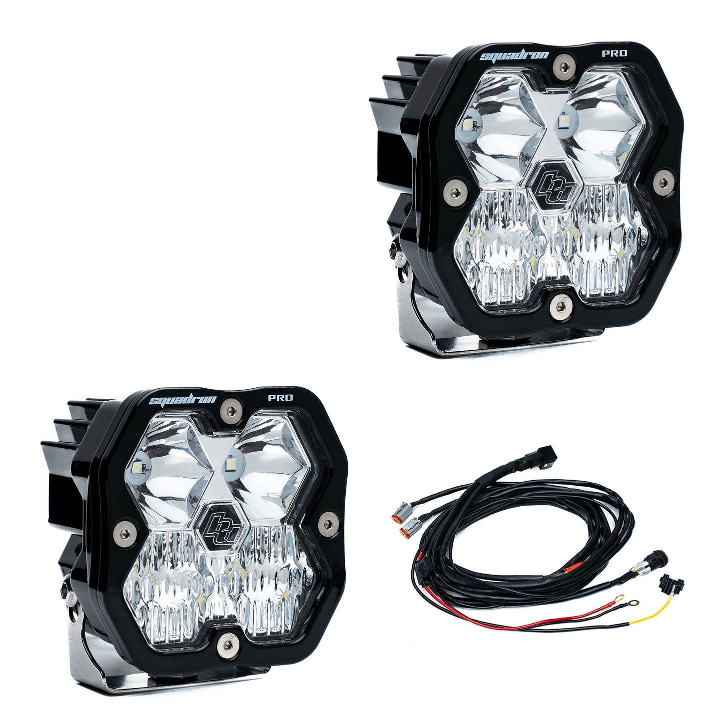 Squadron 2.0 Pro Black LED Auxiliary Light Pod Pair - Universal