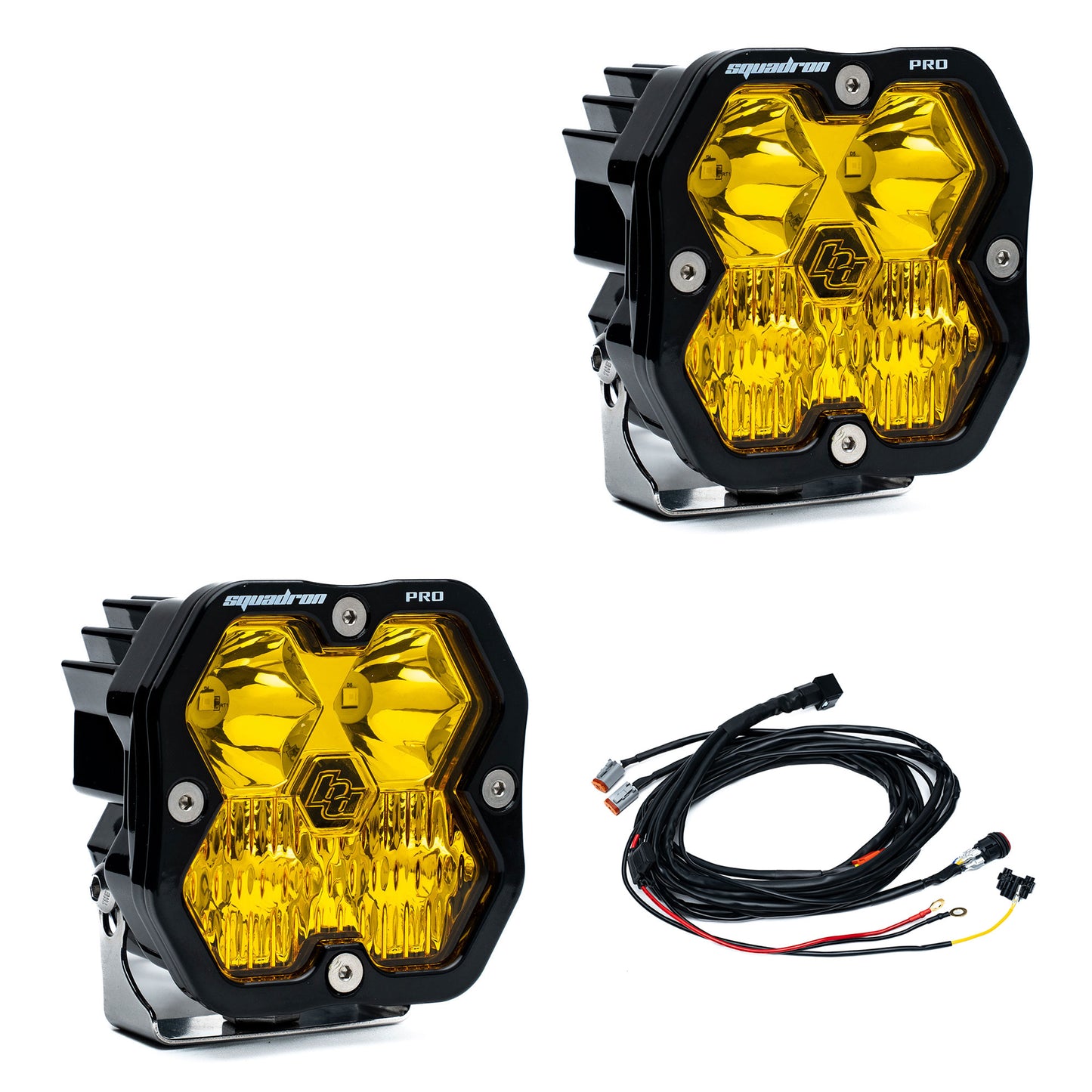 Squadron 2.0 Pro Black LED Auxiliary Light Pod Pair - Universal