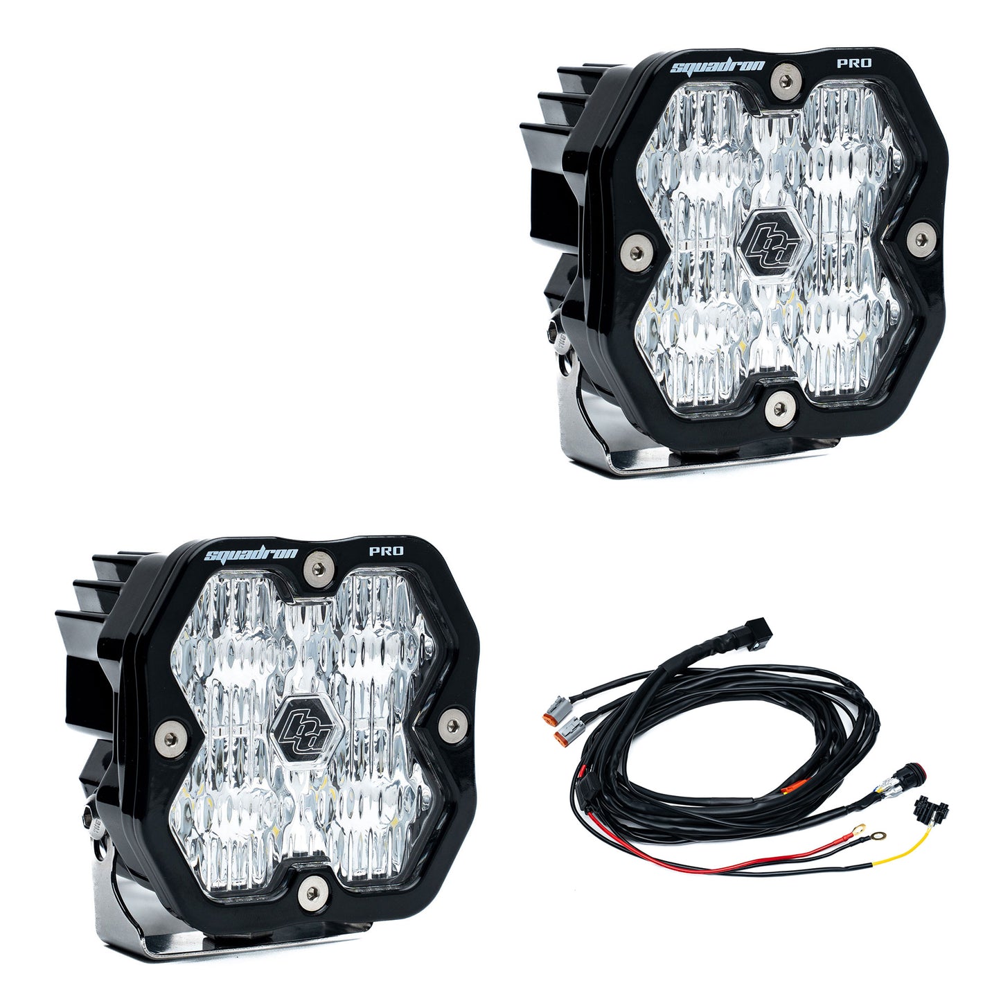 Squadron 2.0 Pro Black LED Auxiliary Light Pod Pair - Universal