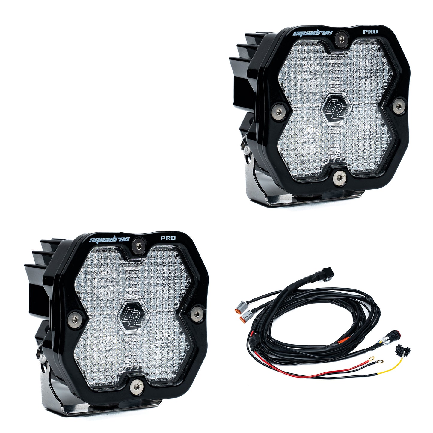 Squadron 2.0 Pro Black LED Auxiliary Light Pod Pair - Universal