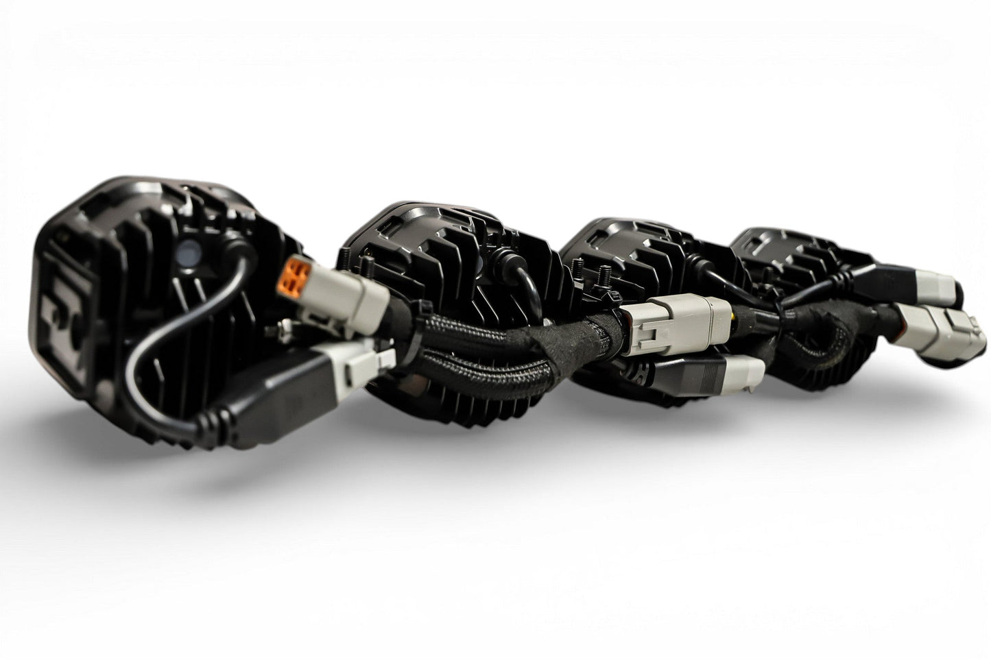 3 Light U-Con Interlocking Off Road LED Pod With Amber or White DRL Running Light