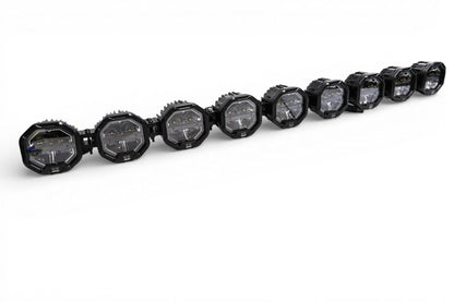 9 Light U-Con Interlocking Off Road LED Pod With Amber or White DRL Running Light