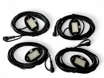 Revo 4 Piece RGB Bluetooth Rock Light Kit
