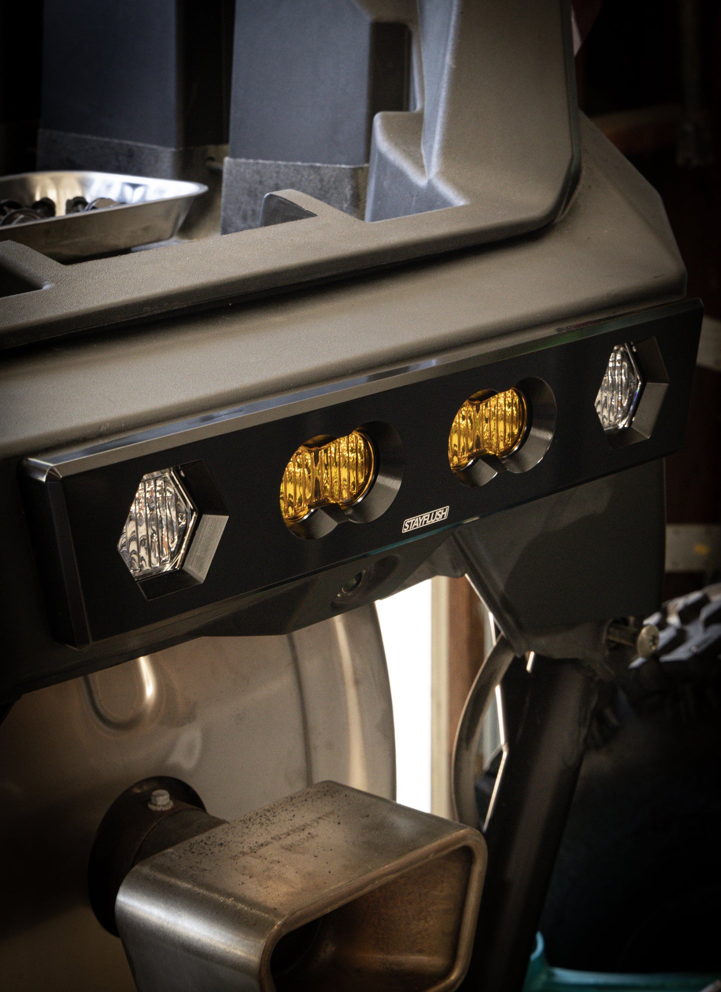 Polaris RZR Pro R Billet Aluminum Rear Chase Light Mount (2020–2024) – StayFlush Motorsports